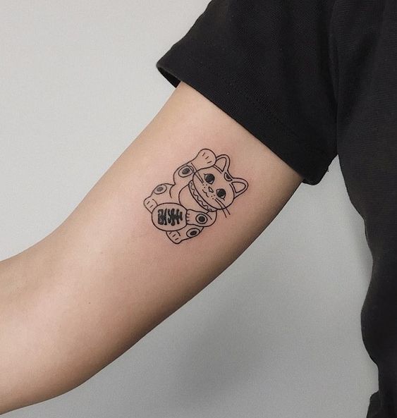 Lucky Cat Tattoo Ideas