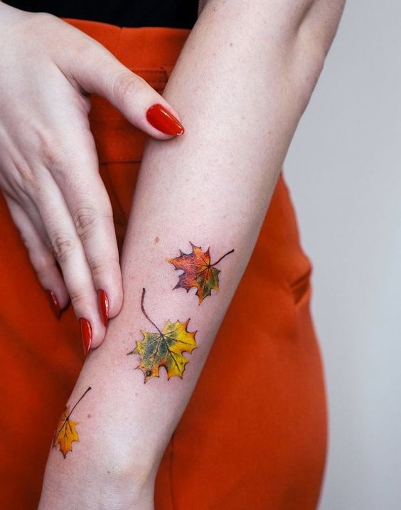  Maple Leaf Tattoos