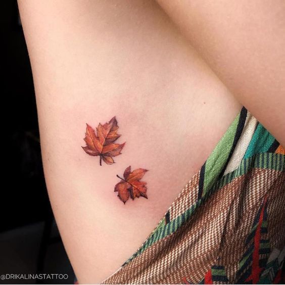  Maple Leaf Tattoos 