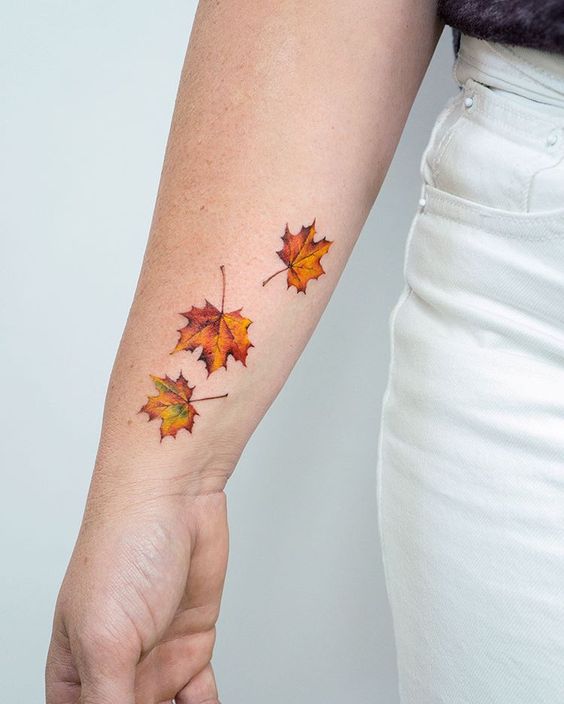  Maple Leaf Tattoos