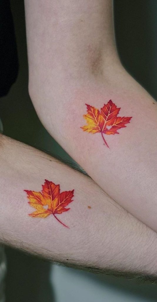  Maple Leaf Tattoos