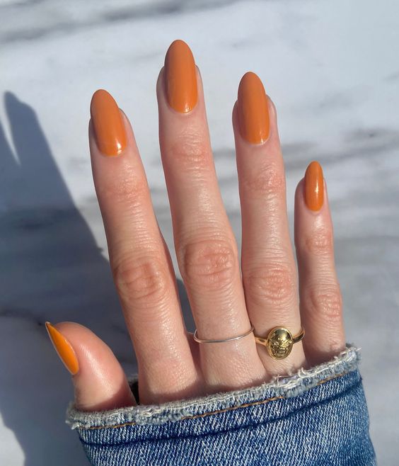 Marigold Theme Nails