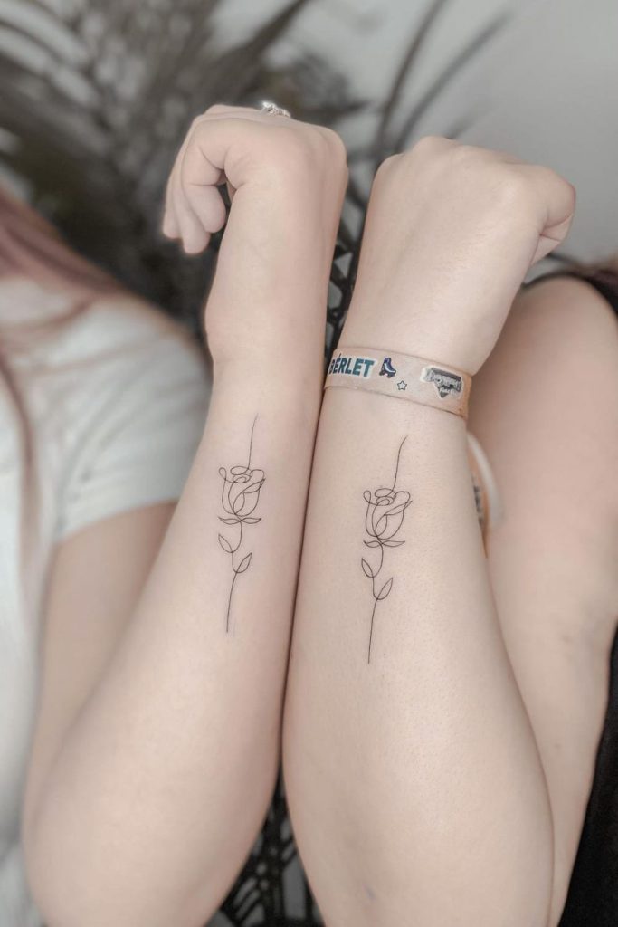 Matching Mini Roses