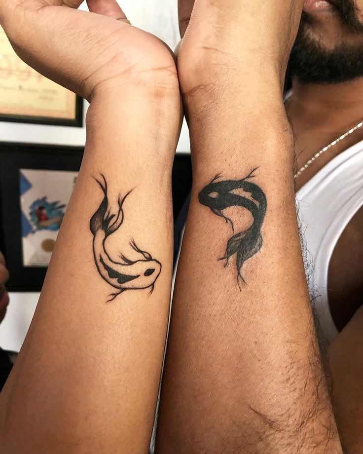Matching Pisces Tattoo Set