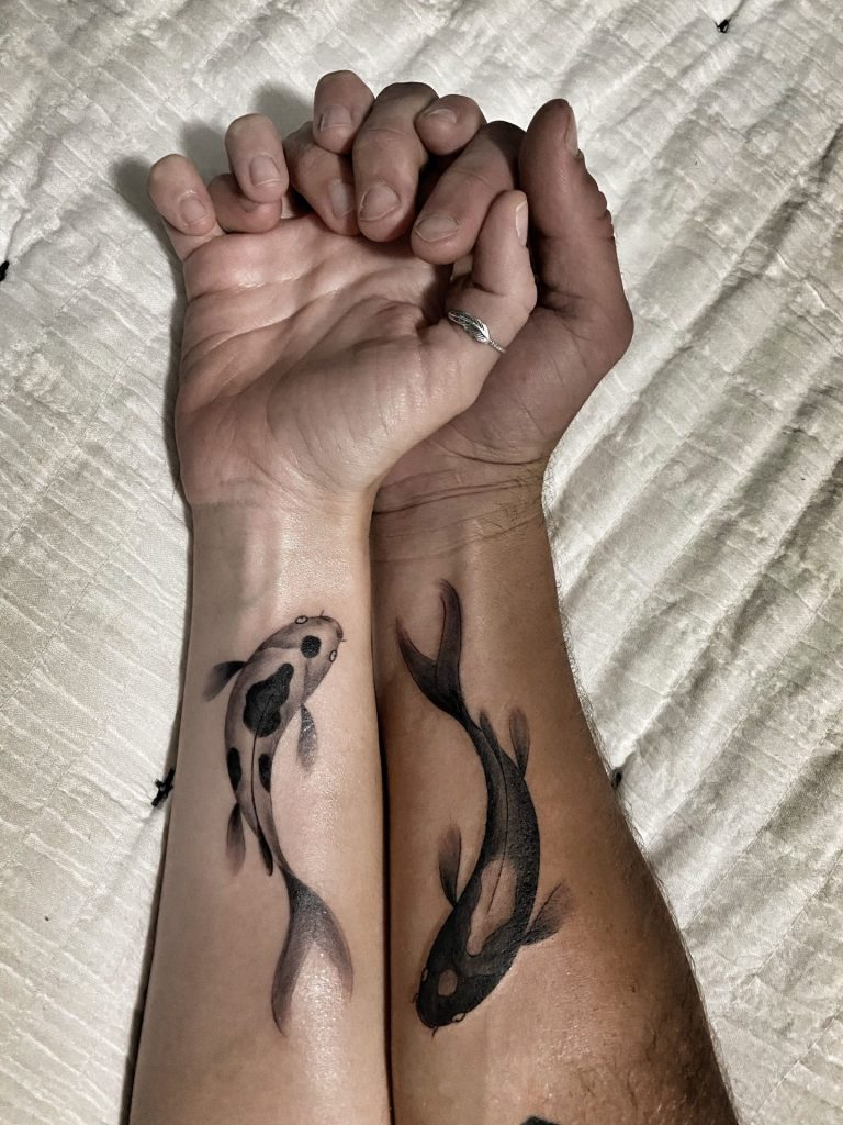 Matching Pisces Tattoo Set