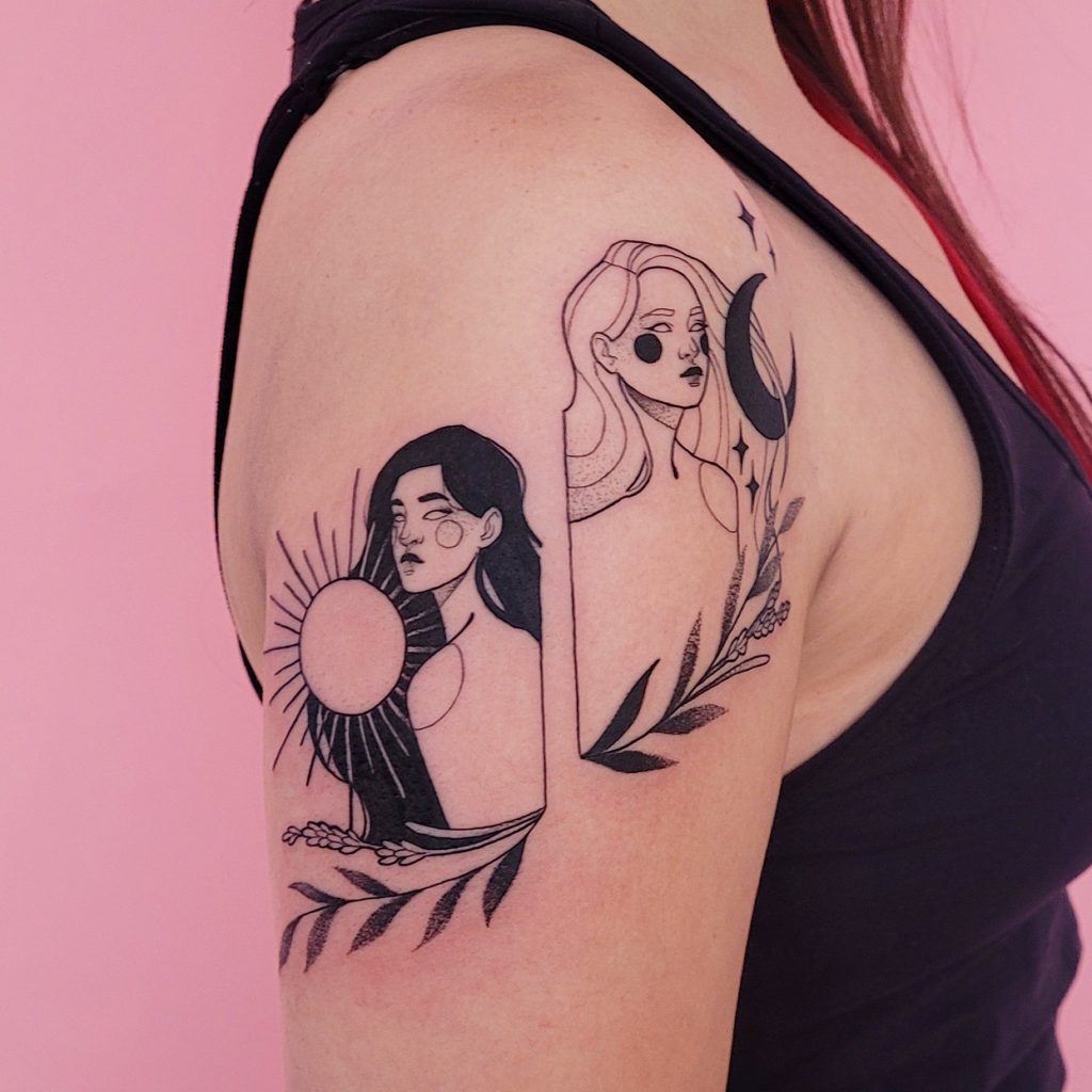 Maximalist Gemini Tattoo