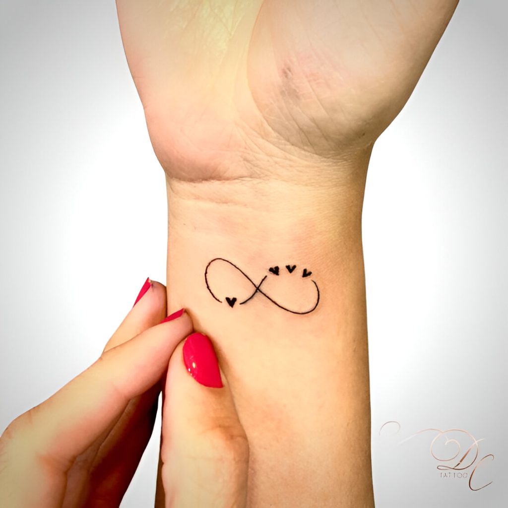 Mini Heart Tattoos