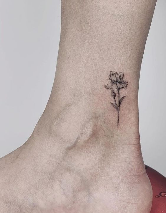 Mini Iris Tattoos