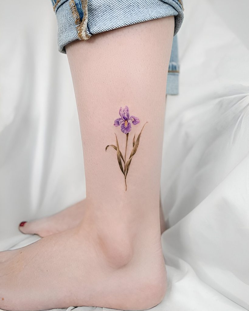 Mini Iris Tattoos