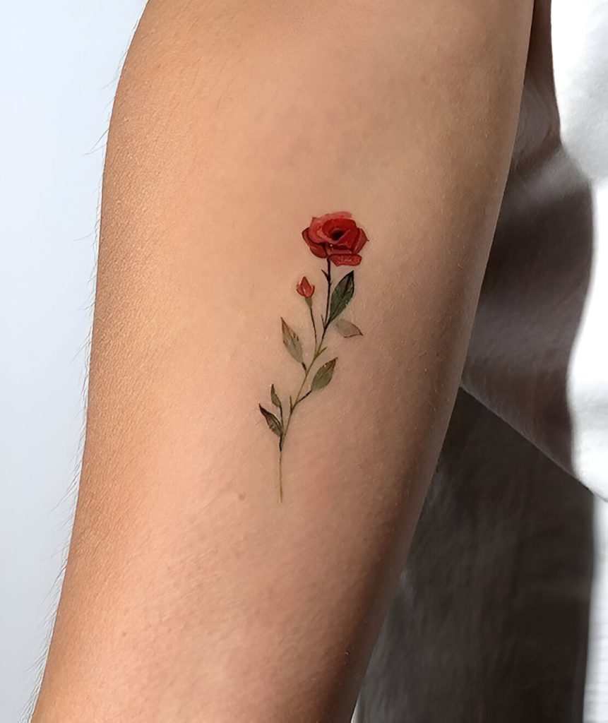 Mini Rose Tattoos