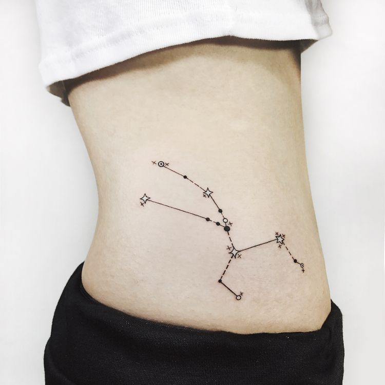  Minimal Style Taurus Tattoo