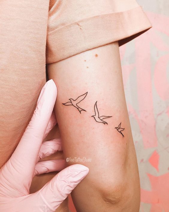 Minimalist Bird Tattoo Ideas