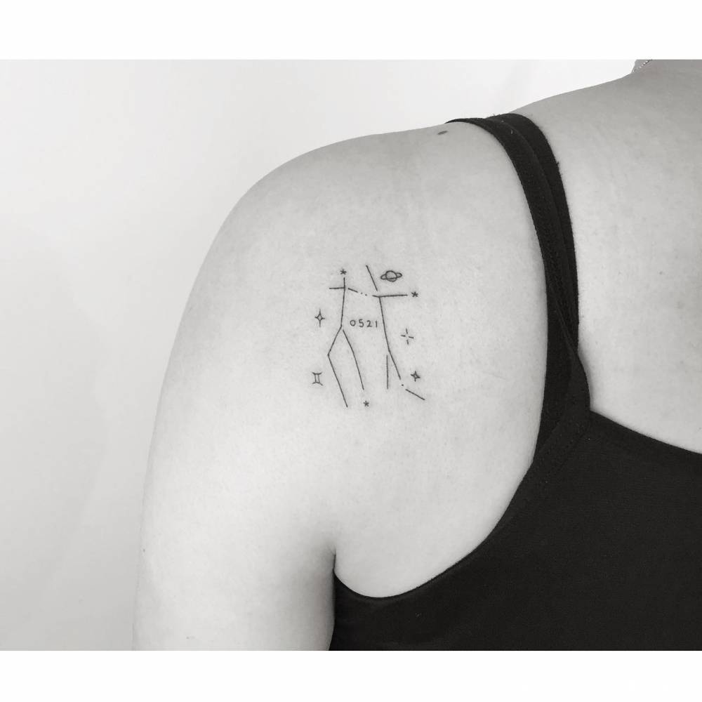 Minimalist Gemini Art