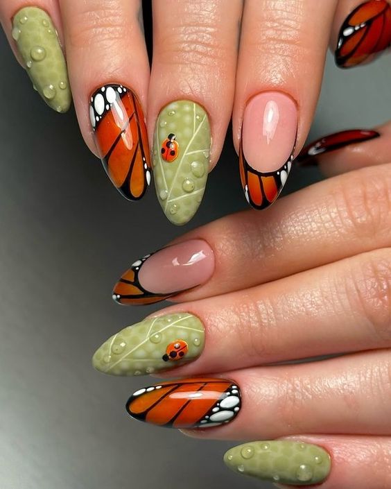Monarch Nail Art