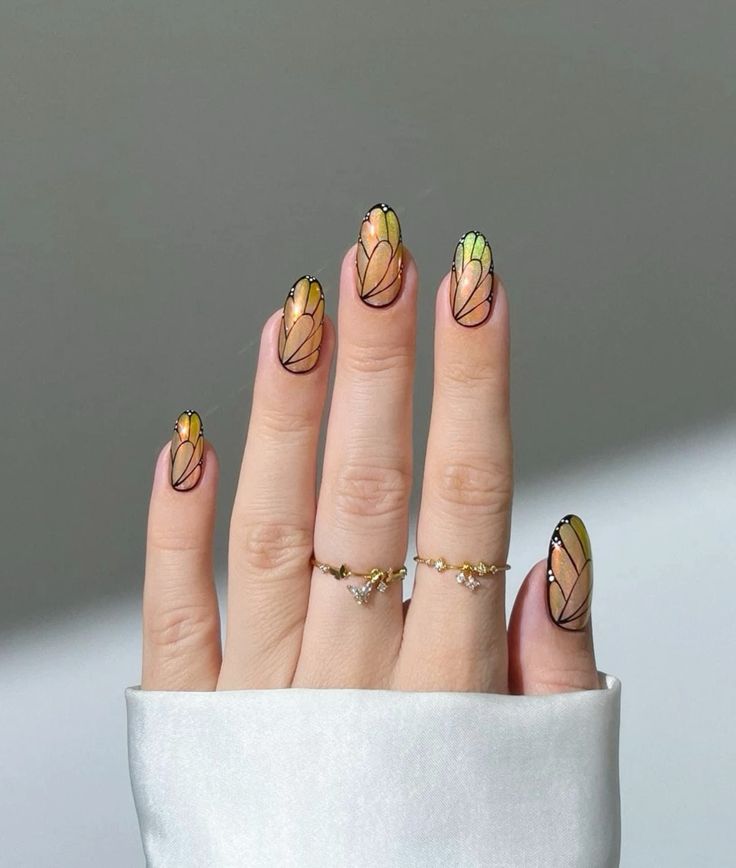 Monarch Nail Art