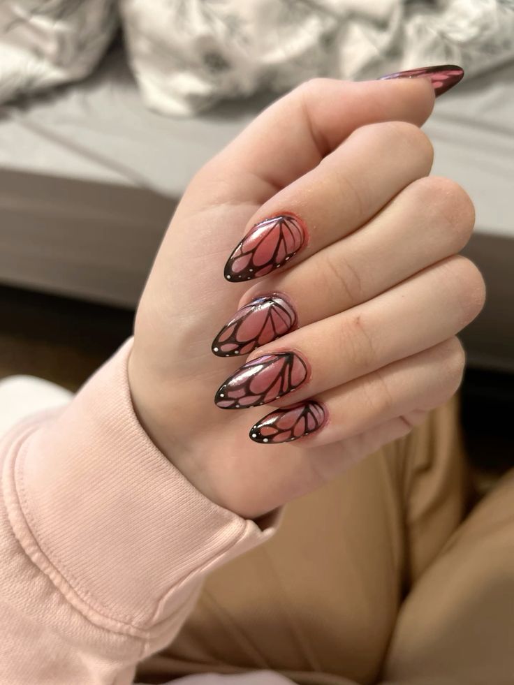 Monarch Nail Art