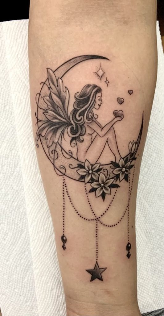  Moon And Stars Fairy Body Arts