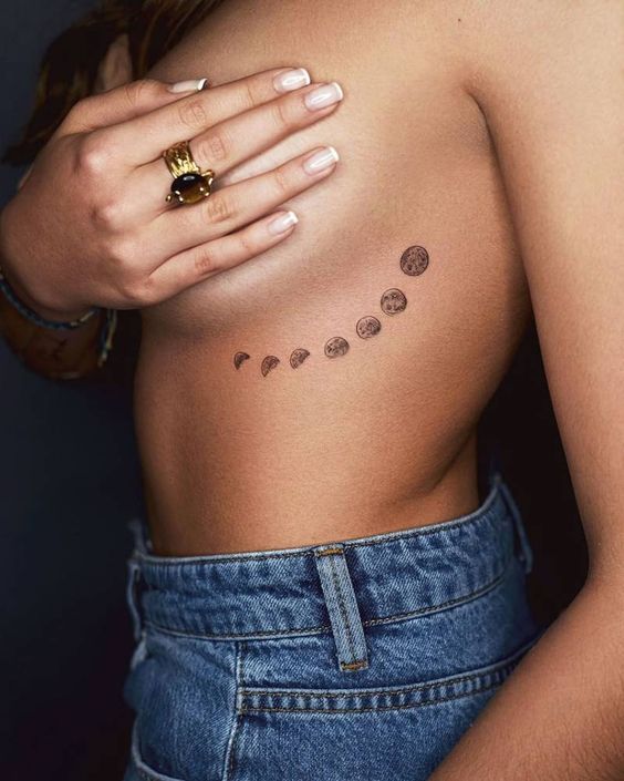 Moon Phase Rib Inks