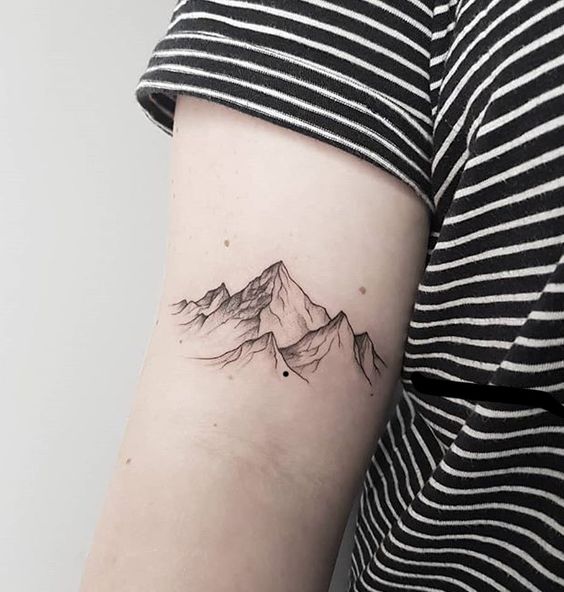 Mountain Silhouette Tattoo