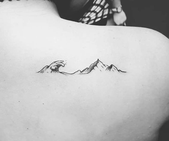 Mountain Silhouette Tattoo