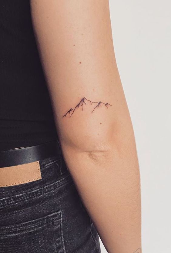 Mountain Silhouette Tattoo