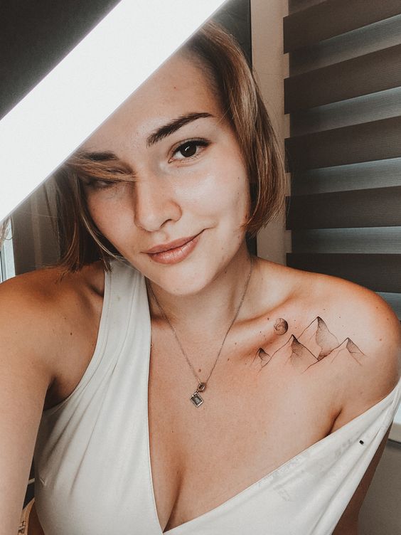 Mountain Silhouette Tattoo