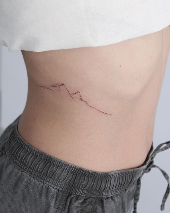 Mountain Silhouette Tattoo