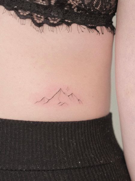 Mountain Silhouette Tattoo