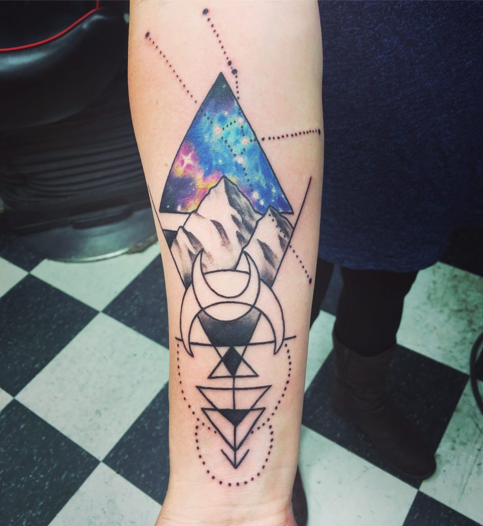 Multicolor Body Art For Taurus