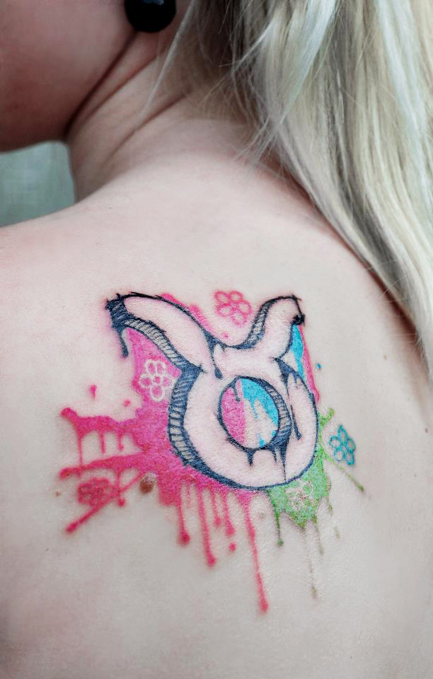Multicolor Body Art For Taurus