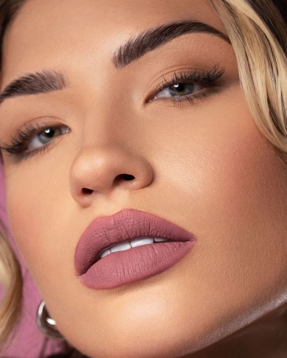 Muted Mauve Lip Color