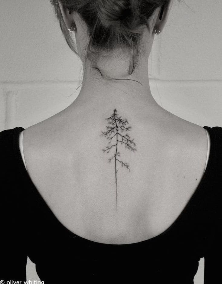 Nature Tattoos on the Back