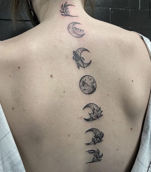 Nature Tattoos on the Back