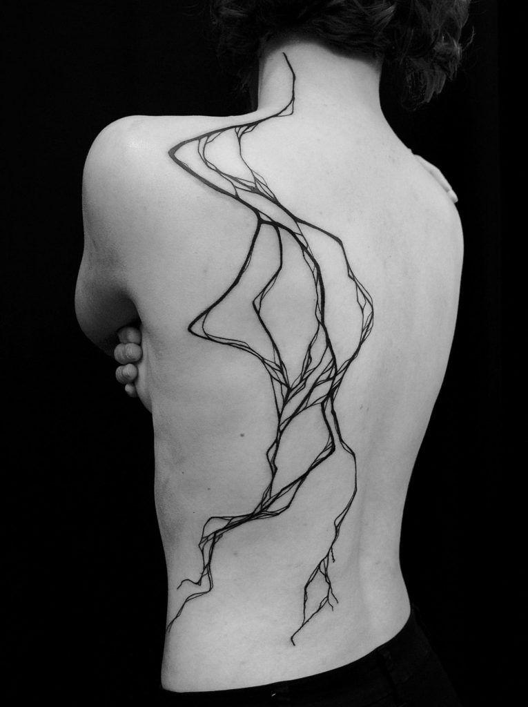 Nature Tattoos on the Back