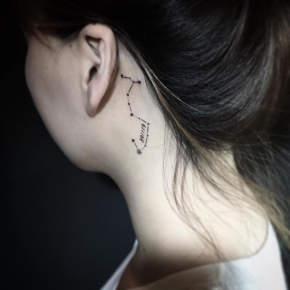 Neck Scorpio Tattoo Ideas