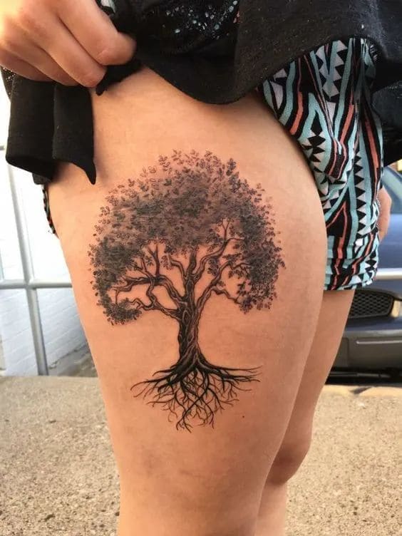 Oak Tree Tattoo Ideas