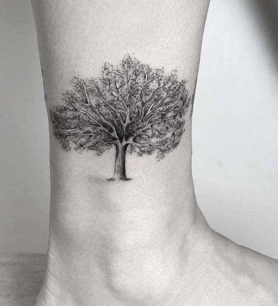Oak Tree Tattoo Ideas