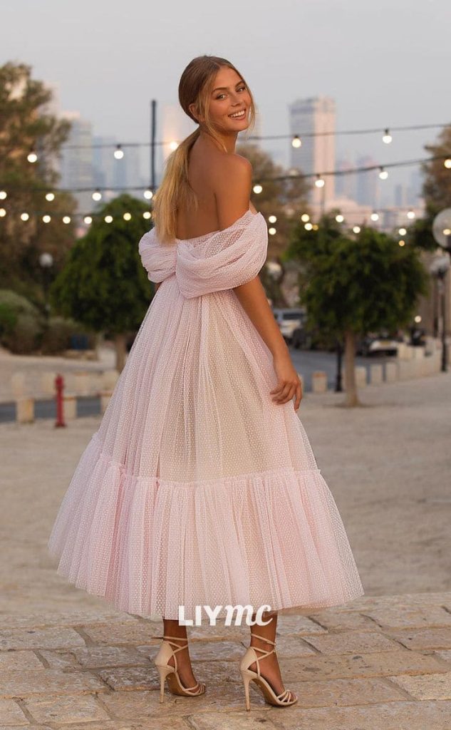 Off-Shoulder Summer Wedding Guest Dresses