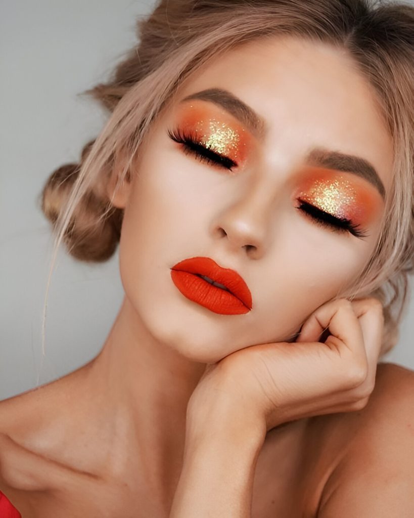 Orange Red Looks
