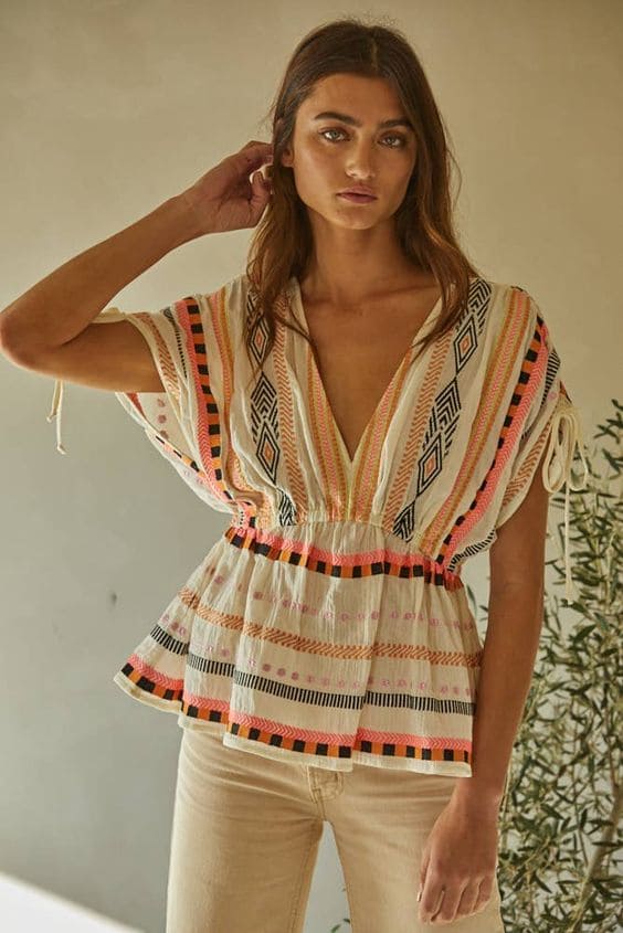 Outfits With Cute Linen Tops