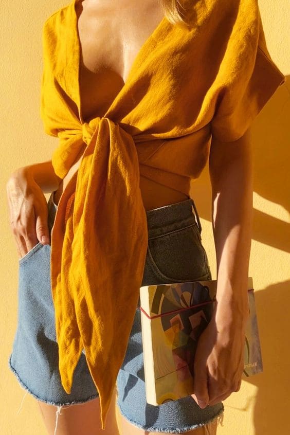 Outfits With Cute Linen Tops