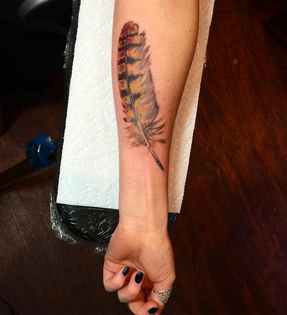 Owl Feather Tats