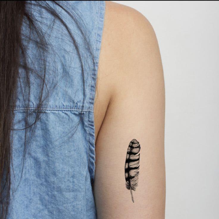 Owl Feather Tats