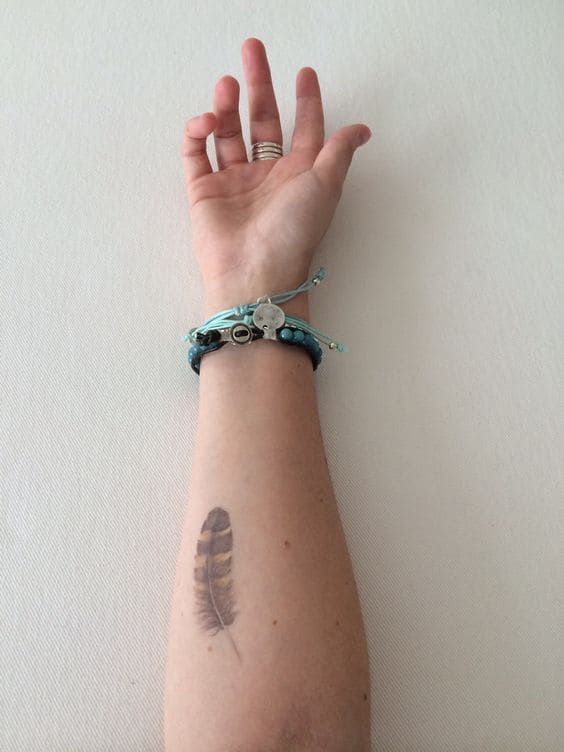 Owl Feather Tats