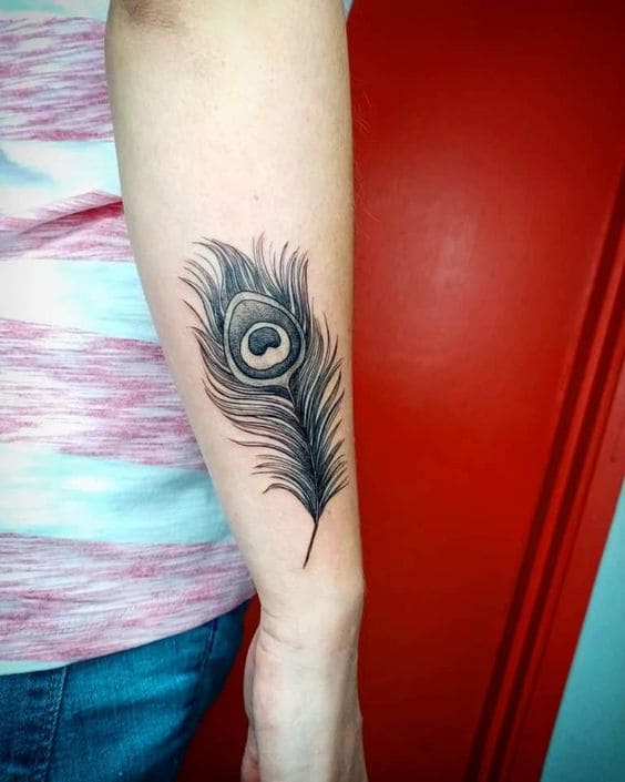 Peacock Feather Tattoo Ideas