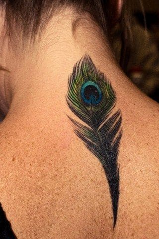Peacock Feather Tattoo Ideas