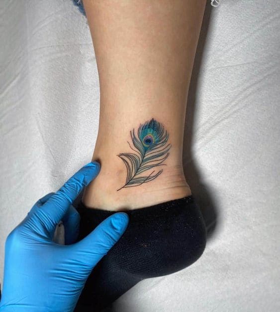 Peacock Feather Tattoo Ideas