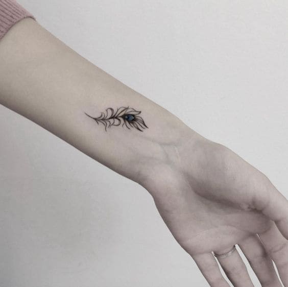Peacock Feather Tattoo Ideas