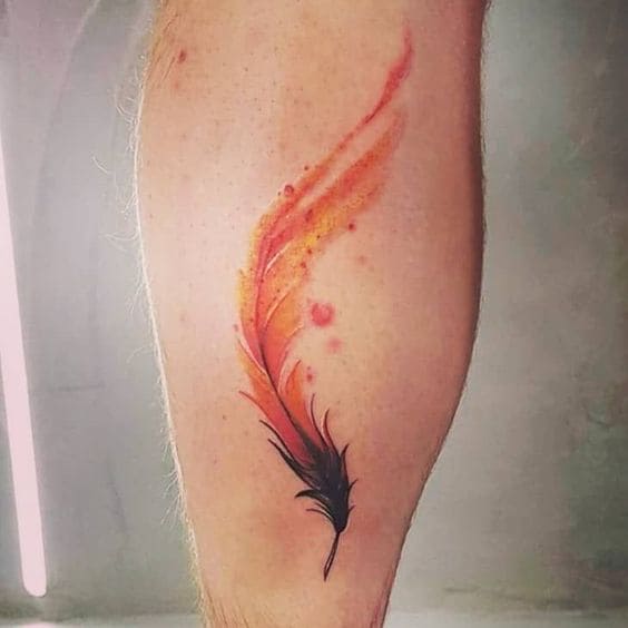 Phoenix Feather Tattoos