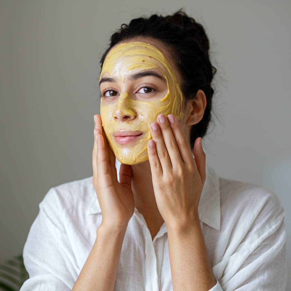 Pineapple and Olive Oil Face Mask for Radiance
